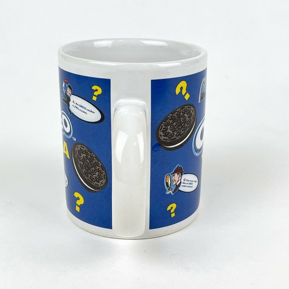 Oreo Cookie Trivia Coffee Mug Cup 14 fl. oz. St. Louis Arch Golden Gate Bridge - Picture 4 of 6